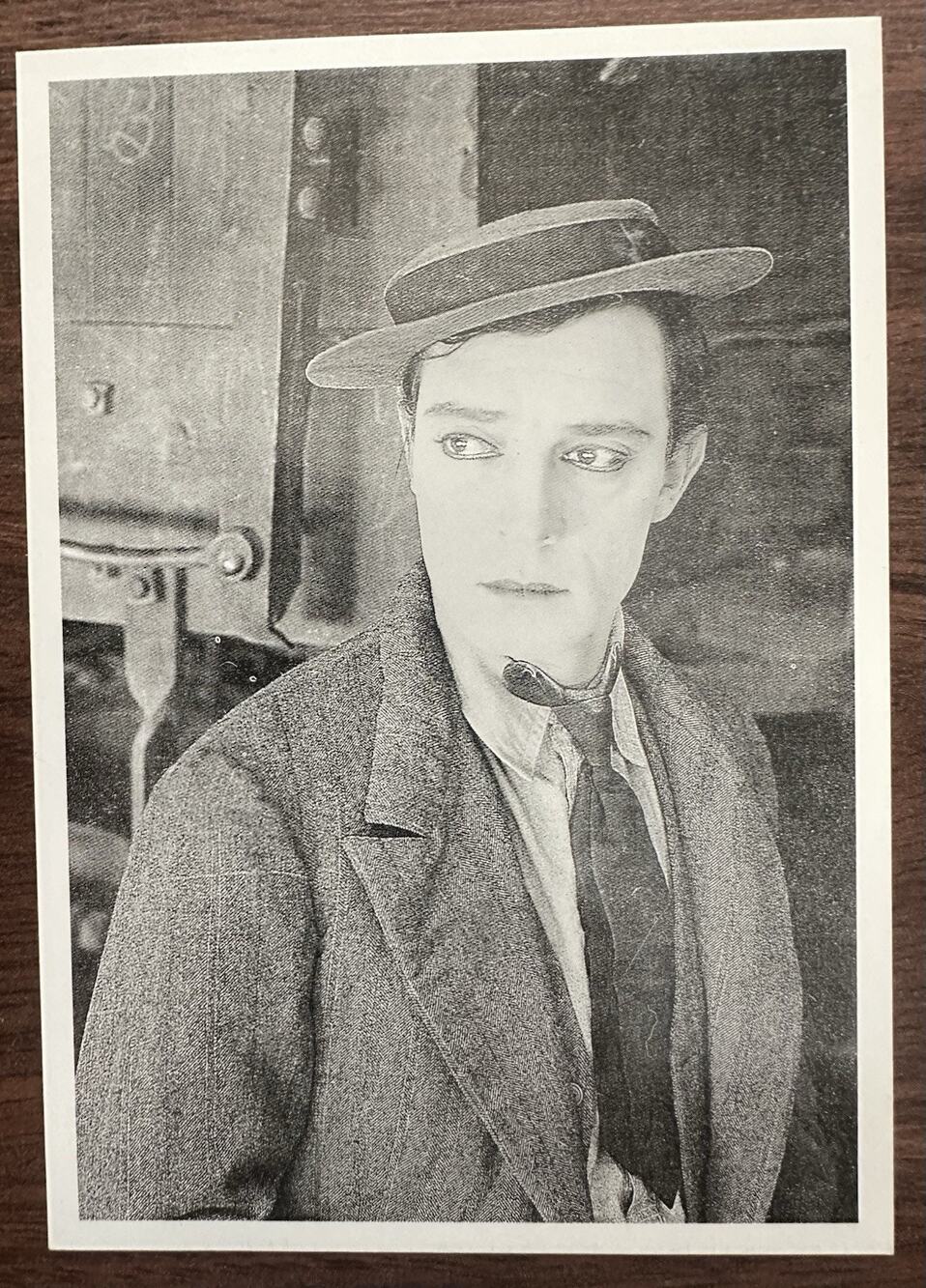 Buster Keaton Moviedrome M16 Vintage Postcard Printed England 4x6 Silent Film